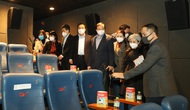 Thứ trưởng Tạ Quang Đông kiểm tra công tác phòng dịch Covid - 19 tại một số cụm rạp chiếu phim ở Hà Nội