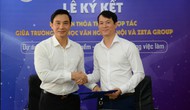 Lễ ký kết biên bản thỏa thuận hợp tác giữa Trường Đại học Văn hóa Hà Nội và Zeta Group