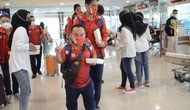 Đoàn thể thao người khuyết tật Việt Nam cập bến Indonesia, chuẩn bị cho Lễ Thượng cờ
