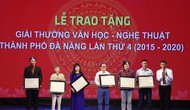 Đà Nẵng trao Giải thưởng Văn học-Nghệ thuật thành phố lần thứ 4
