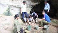 Hòa Bình: Kiểm tra việc khai quật di tích khảo cổ học hang xóm Trại và mái đá làng Vành
