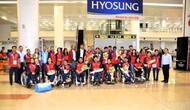 Đoàn thể thao NKT Việt Nam về nước, khép lại những ngày tranh tài tại ASIAN PARA Games 4