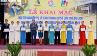29 thí sinh tham gia Hội thi Nghiệp vụ lễ tân trong cơ sở lưu trú du lịch 3 tỉnh Nghệ An - Thanh Hóa - Hà Tĩnh