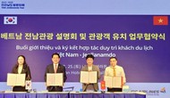 Tăng cường hợp tác phát triển du lịch Khánh Hòa và tỉnh Jeollanam-do (Hàn Quốc)
