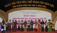 Khai mạc Ngày hội văn hóa, thể thao các dân tộc tỉnh Quảng Bình lần thứ II
