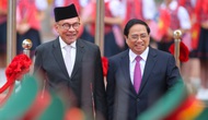 Thủ tướng Phạm Minh Chính chủ trì lễ đón Thủ tướng Malaysia thăm Việt Nam