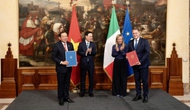 Việt Nam - Italy ký chương trình hợp tác văn hóa giai đoạn 2023-2026