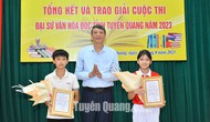 Tổng kết và trao giải Cuộc thi Đại sứ văn hóa đọc tỉnh Tuyên Quang năm 2023