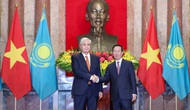 Chủ tịch nước chủ trì lễ đón Tổng thống Kazakhstan