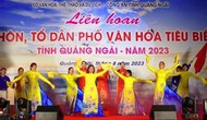 Liên hoan thôn, tổ dân phố văn hóa tiêu biểu tỉnh Quảng Ngãi