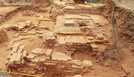 Bình Định tiếp tục khai quật phế tích cổ tháp Đại Hữu