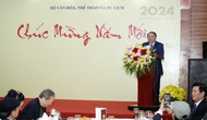 Bộ trưởng Nguyễn Văn Hùng gặp mặt, chúc Tết lãnh đạo Bộ VHTTDL qua các thời kỳ