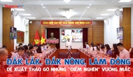 Đắk Lắk, Đắk Nông, Lâm Đồng đề xuất tháo gỡ những 