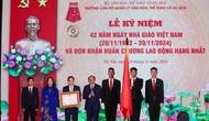 Trường Cán bộ quản lý văn hóa, thể thao và du lịch đón nhận Huân chương Lao động hạng Nhất