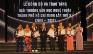 55 tác phẩm đạt giải thưởng Văn học nghệ thuật TP.HCM lần thứ 3