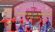 Bắc Ninh: Trình diễn nghệ thuật dân gian truyền thống tại điểm du lịch