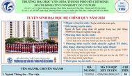 Thông tin tuyển sinh năm 2024 của Trường Đại học Văn hóa TP. Hồ Chí Minh