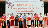 Bắc Ninh: Khai mạc “Không gian trưng bày tái hiện chợ tranh Đông Hồ”