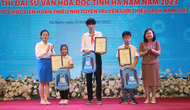 Ban hành Kế hoạch tổ chức Cuộc thi Đại sứ văn hóa đọc tỉnh Hà Nam năm 2024