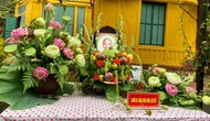 Các tác phẩm đặc sắc tại Hội thi cắm hoa, trang trí mâm ngũ quả tại Khu di tích Chủ tịch Hồ Chí Minh tại Phủ Chủ tịch