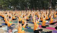 Bình Thuận: Hơn 600 người đồng diễn nhân Ngày quốc tế Yoga lần thứ 10