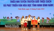 Liên hoan thiếu nhi tuyên truyền, giới thiệu sách và phát triển văn hóa đọc tỉnh Ninh Bình năm 2024