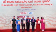 Trao giải Giải Báo chí toàn quốc “Vì sự nghiệp phát triển Văn hóa, Thể thao và Du lịch” lần thứ Hai