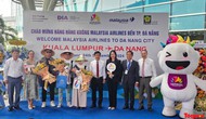 Đà Nẵng đón chuyến bay quốc tế thường kỳ đầu tiên của Malaysia Airlines từ Kuala Lumpur đến thành phố