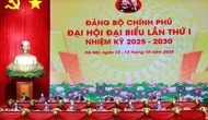 Đại hội Đảng bộ Chính phủ lần thứ I tiến hành phiên trù bị