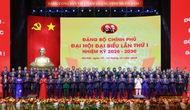 Đại hội Đảng bộ Chính phủ lần thứ I thành công rất tốt đẹp
