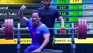 Lê Văn Công xếp hạng 4 tại giải Vô địch cử tạ người khuyết tật thế giới 2025