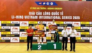 Việt Nam giành một giải nhất tại Giải cầu lông quốc tế Li-ning Vietnam International Series 2025