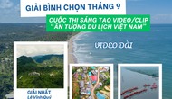 Công bố giải bình chọn tháng 9 Cuộc thi 