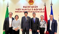 Thứ trưởng Hồ An Phong thăm và làm việc với Đại sứ quán Việt Nam tại Ả-rập Xê-út