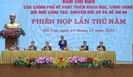 Phiên họp lần thứ 5 của Ban Chỉ đạo của Chính phủ về phát triển khoa học, công nghệ, đổi mới sáng tạo, chuyển đổi số và Đề án 06