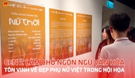 Gen Z làm chủ ngôn ngữ văn hóa, tôn vinh vẻ đẹp phụ nữ Việt trong hội họa