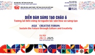 Diễn đàn sáng tạo châu Á: Tương lai bền vững từ nguồn lực văn hóa và sáng tạo