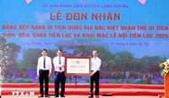 Quần thể di tích đình, đền, chùa Tiên Lục đón nhận Bằng xếp hạng Di tích quốc gia đặc biệt