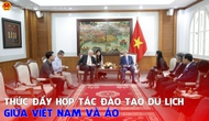 Thúc đẩy hợp tác đào tạo du lịch giữa Việt Nam và Áo