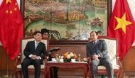 Thứ trưởng Thường trực Lê Hải Bình tiếp làm việc với Phó Chủ tịch tỉnh Hồ Nam, Trung Quốc