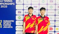 Tuấn Anh, Đức Việt giành Huy chương vàng Giải bóng bàn trẻ Đông Nam Á 2025