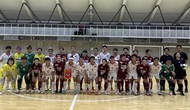 Đội tuyển Futsal nữ Việt Nam thắng trận đầu tiên trong chuyến tập huấn Nhật Bản