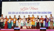 Quảng Bình: Lan toả giá trị văn hoá dân gian truyền thống