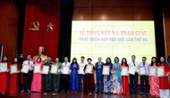 Trao tặng Giải thưởng phát triển văn hoá đọc lần thứ VII cho 35 tập thể và cá nhân tiêu biểu