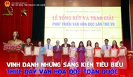Vinh danh những sáng kiến tiêu biểu thúc đẩy văn hóa đọc toàn quốc