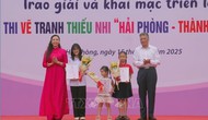 Trao thưởng Cuộc thi vẽ tranh thiếu nhi thành phố Cảng
