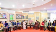 Phu nhân Tổng Bí thư Ngô Phương Ly và Tổng Giám đốc UNESCO Audrey Azoulay dự Triển lãm “Chúng tôi CÓ THỂ”