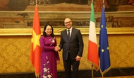 Phó Chủ tịch nước Võ Thị Ánh Xuân hội đàm với Chủ tịch Hạ viện Italia Lorenzo Fontana