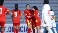 Vòng loại giải Bóng đá nữ châu Á 2026: Thắng đậm UAE, Đội tuyển nữ Việt Nam vững ngôi đầu bảng E
