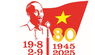 Phê duyệt mẫu biểu trưng (logo) sử dụng trong các hoạt động tuyên truyền Kỷ niệm 80 năm Cách mạng tháng Tám và Quốc khánh 2/9